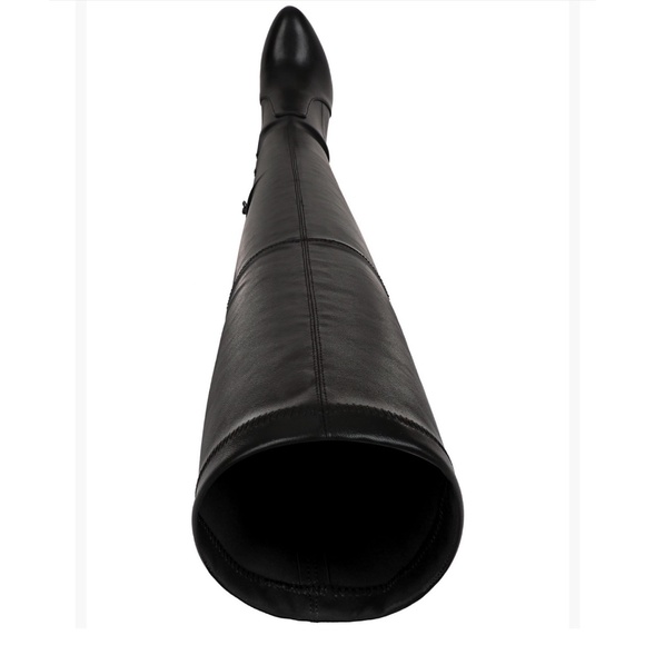 NWOT- Over The Knee Black Boots - Picture 4 of 6